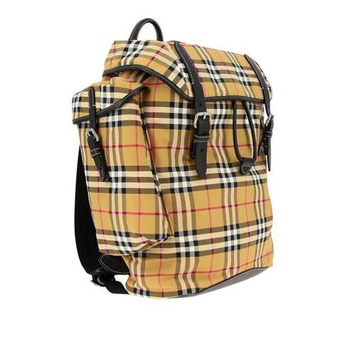 burberry zaino the rucksack nyon medio|BURBERRY Checked Nylon.